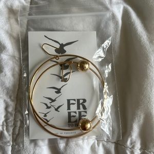 Gold filled hoops